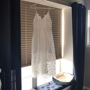 White lace dress